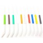 10 Bagues ouvertes clic en plastique pour perruches Taille : 4mm Couleur : Blanc