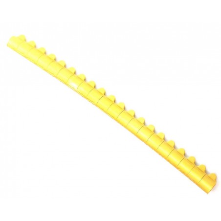 20 Bagues ouvertes en aluminium pour exotiques Taille : 2,5mm Couleur : Jaune à 0,95 € - Kinlys - 14475 / Jaune - 2,5 mm