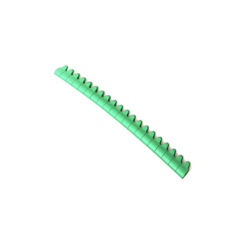 20 Bagues ouvertes en aluminium pour canaris Taille : 3mm Couleur : Vert