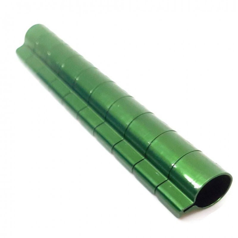 10 Bagues ouvertes en aluminium pour grandes perruches Taille : 6mm Couleur : Vert