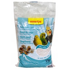 Sable anisé blanc pour fond de cage 5kg - Benelux à 3,40 € - Kinlys - 132 - Graviers