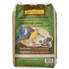 Sable anisé brun pour fond de cage 25kg - Benelux à 9,75 € - Kinlys - 135 - Graviers