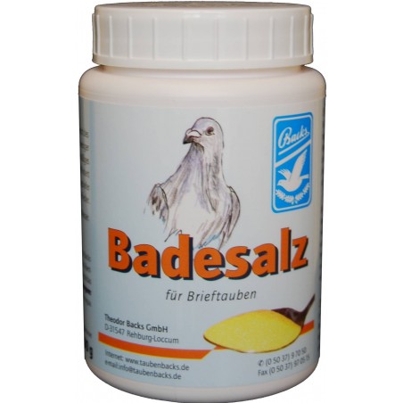 Badesalz (sel de bain) 600gr - Backs à 8,05 € - Backs - 28004 - Désinfection et soin