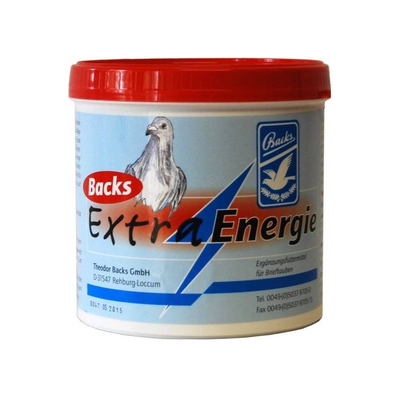 Extra-énergie 400gr - Backs