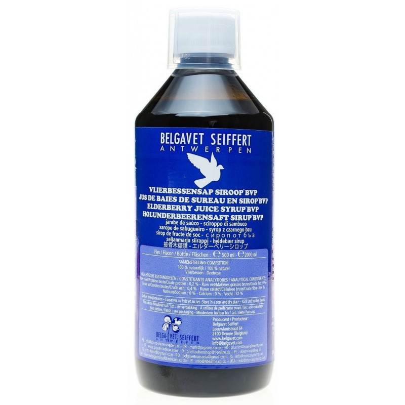 Jus de baie de surreau BVP 500ml - Belgavet