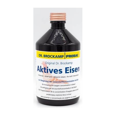 Iron active (a supplement of iron + accelerates the transport of oxygen) 500ml - Dr. Brockamp - Probac 36008 Dr. Brockamp - P...