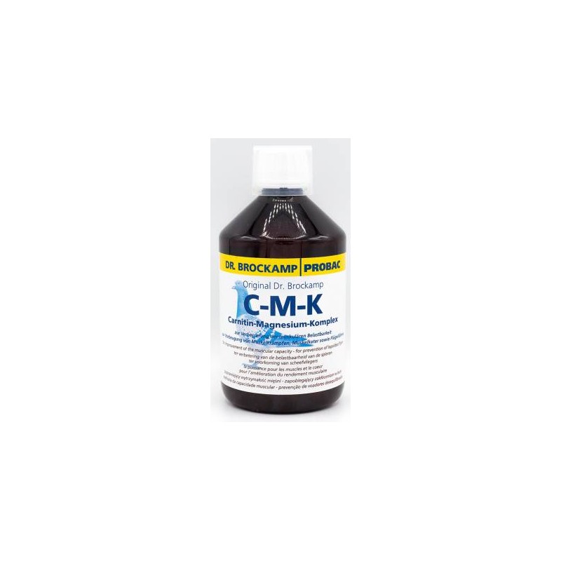 C-M-K (Carnitine - Magnésium – Complexe + soutient la fonction musculaire) 500ml - Dr. Brockamp - Probac