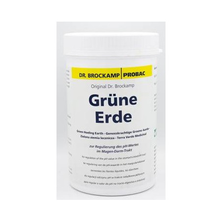 Terre verte (terre minérale naturelle) 1kg - Dr. Brockamp - Probac à 14,85 € - Dr. Brockamp - Probac - 36014 - Dr. Brockamp -...