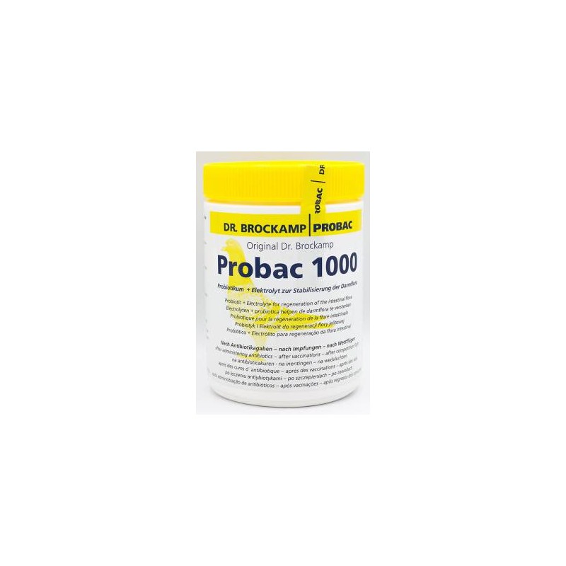 Probac 1000 (électrolytes + probiotiques ) 500gr - Dr. Brockamp - Probac