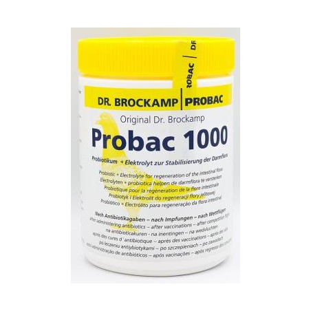 Probac 1000 (électrolytes + probiotiques ) 500gr - Dr. Brockamp - Probac à 34,30 € - Dr. Brockamp - Probac - 36006 - Dr. Broc...