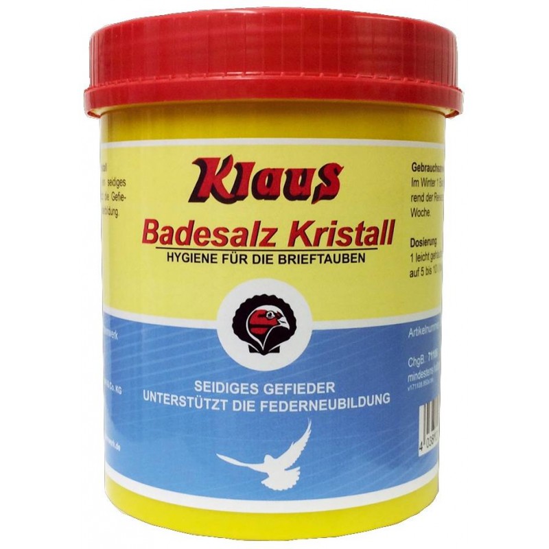 Badesalz "Kristall" (sel de bain) 750gr - Klaus