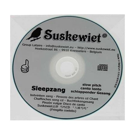 Chaffinches CD song : Sleepzang - Suskewiet 20006 Suskewiet 11,60 € Ornibird