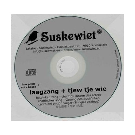 Chaffinches CD song : low voice + Tjew fet wie - Suskewiet 20008 Suskewiet 11,60 € Ornibird