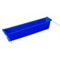 Abreuvoir en plastique pour panier de voyage, bleu