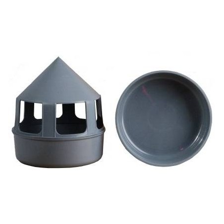 Mangeoire à grit en plastique - gris à 4,50 € - Private Label - Ornibird - 26010 - Mangeoires