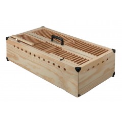 Panier d'entraînement en bois, avec séparation - 80x40x22 cm 26071 Private Label - Ornibird 64,95 € Ornibird