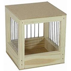 Nichoir grillagé en bois 11,6 x 11,6 x 14,3 cm 130416 Grizo 6,95 € Ornibird