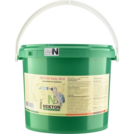 Nekton-Baby-Bird 3kg - Aliment pour le nourrissage à la main - Nekton 2523000 Nekton 44,95 € Ornibird