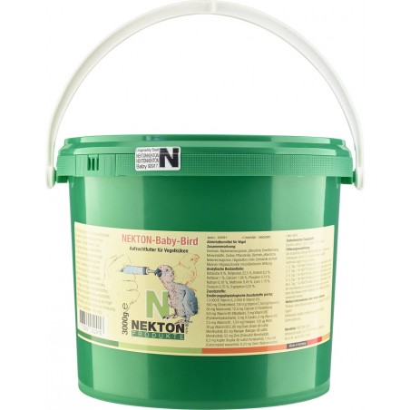 Nekton-Baby-Bird 3kg - Aliment pour le nourrissage à la main - Nekton à 44,95 € - Nekton - 2523000 - Nekton