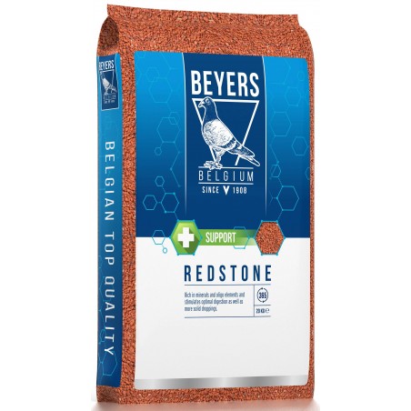 Redstone (Aliment minéral pour pigeons : Pierre rouge) 20kg - Beyers Plus à 14,70 € - Beyers Plus - 003617 - Complément Alime...