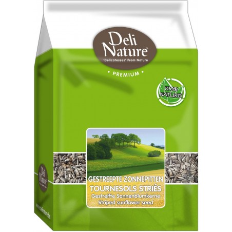 Tournesols Striés 2,5kg - Deli Nature à 6,75 € - Deli Nature - 027328 - Graines simples