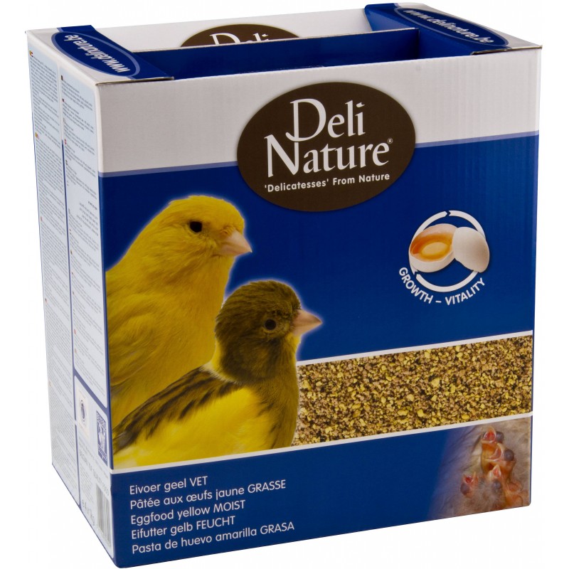 Patée aux oeufs jaune grasse 4kg - Deli Nature