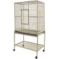 Aviary Beige with stand on casters 81x54x157cm - Vadigran