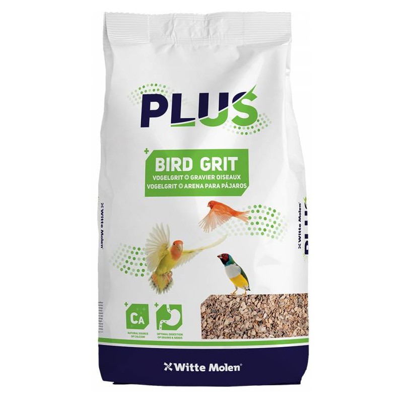 Plus gravier pour oiseaux 4kg - Witte Molen